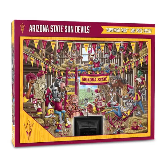 College Barnyard Fans 500 Piece Puzzle